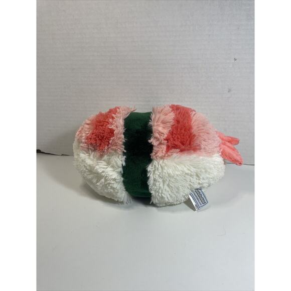 Squishable Mini Shrimp Sushi Plush Stuffed Food Smiley Furry Soft Rice Seaweed🍣 - Picture 4 of 12